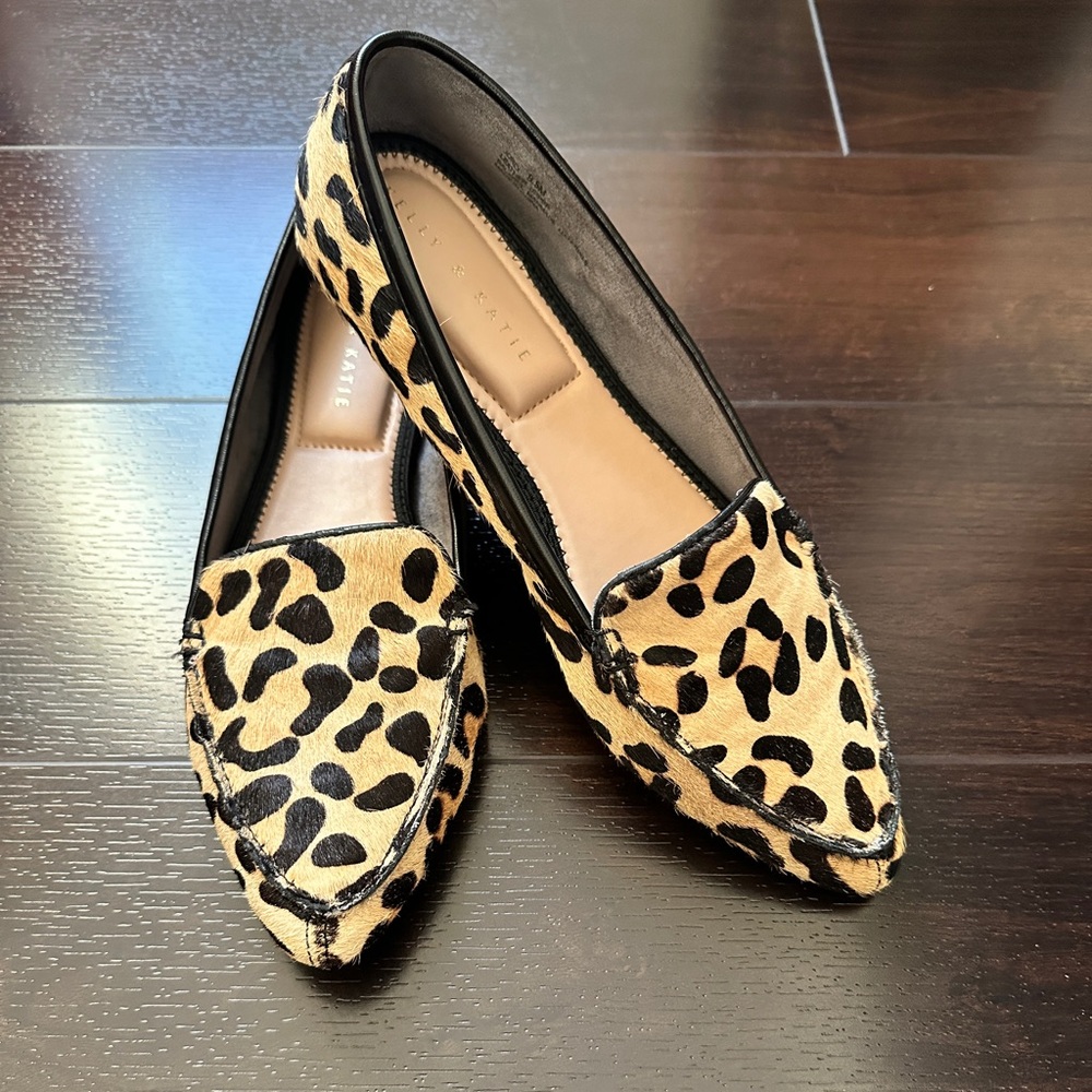 Kelly & Katie Leopard Print Flats